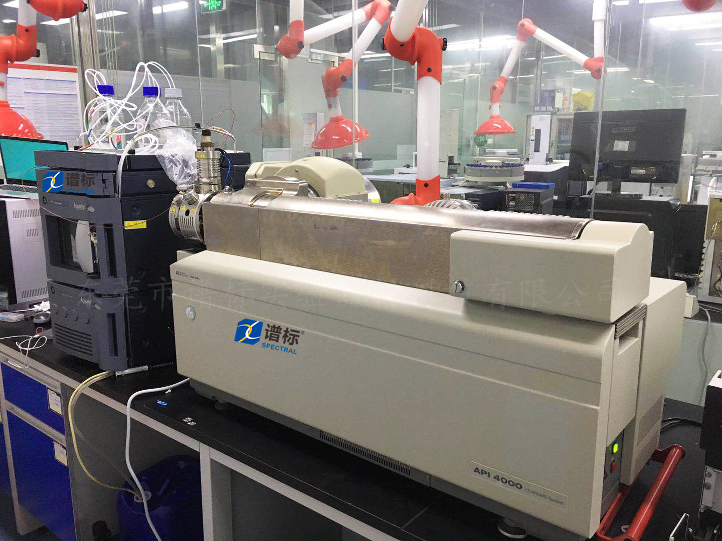 深圳某大型检测集团购买液相色谱质谱联用仪 AB 二手LC-MS-MS API4000+waters UPLC