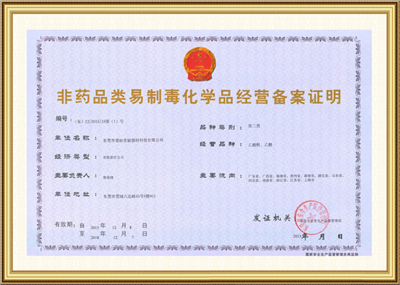 备案证明第二类